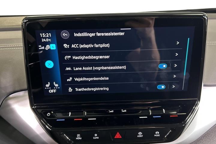 Blå VW ID.4 fra 2023