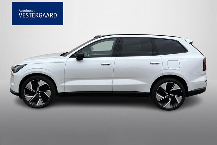 Hvid Volvo EX90 fra 2025