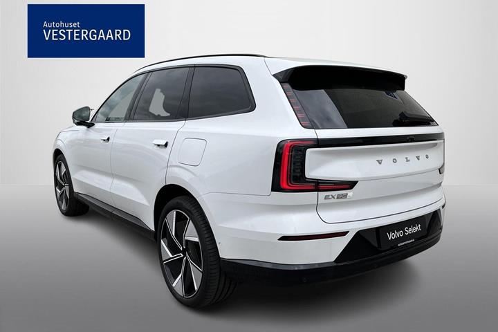 Hvid Volvo EX90 fra 2025
