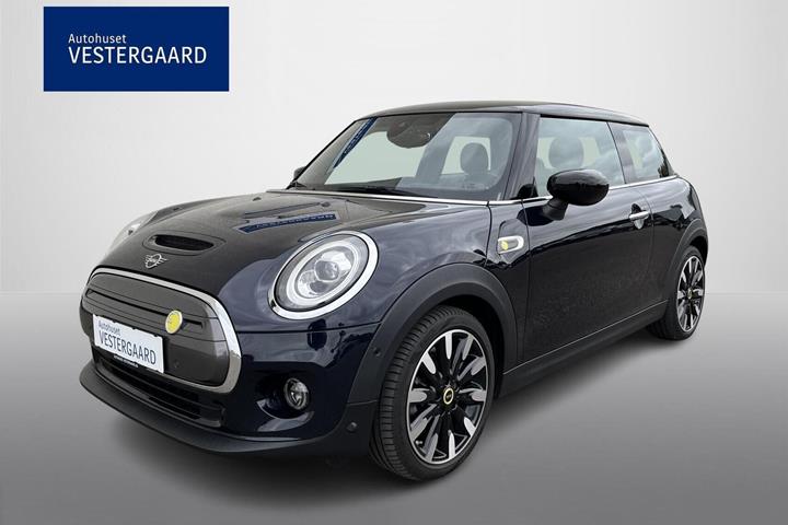 Sort Mini Cooper SE fra 2020 set udefra