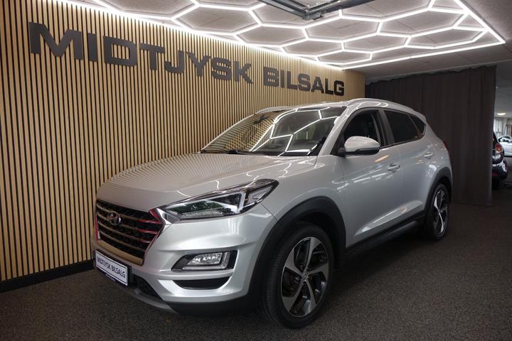 Sølv Hyundai Tucson fra 2019