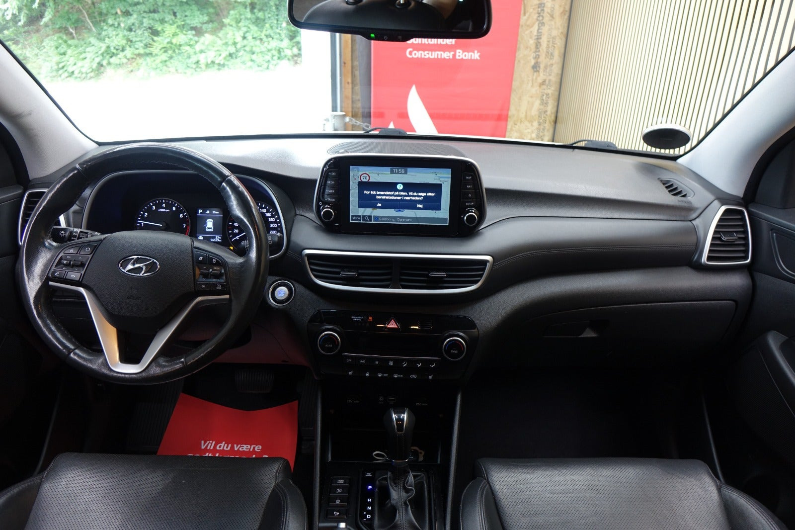 Sølv Hyundai Tucson fra 2019