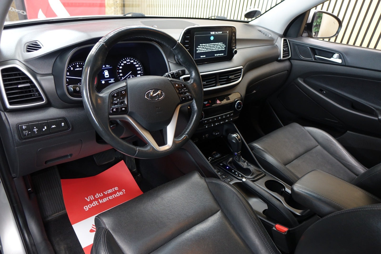 Sølv Hyundai Tucson fra 2019