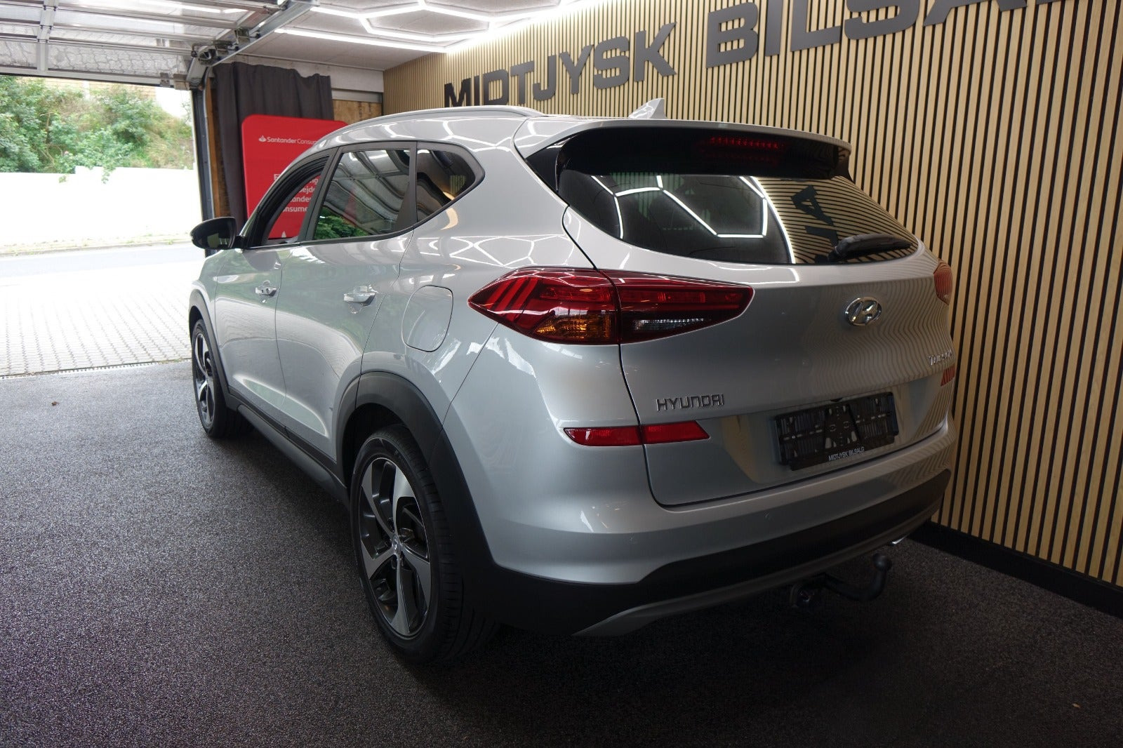 Sølv Hyundai Tucson fra 2019