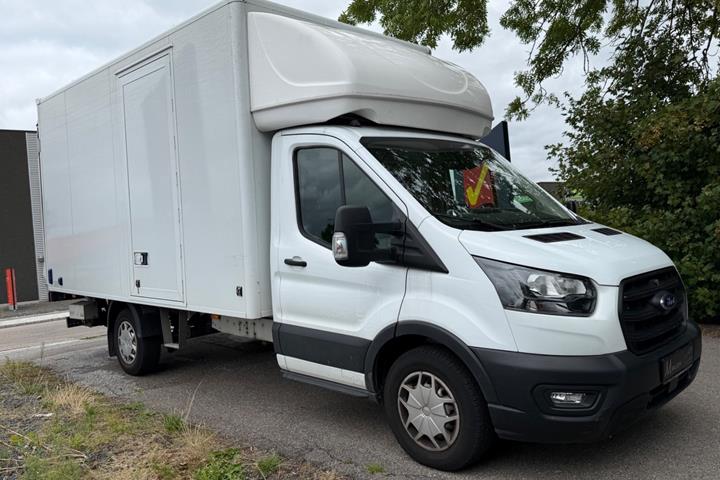 Hvid Ford Transit 350 L3 Chassis fra 2023
