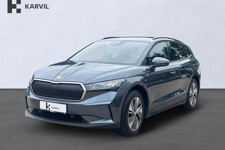 Grå Skoda Enyaq fra 2021