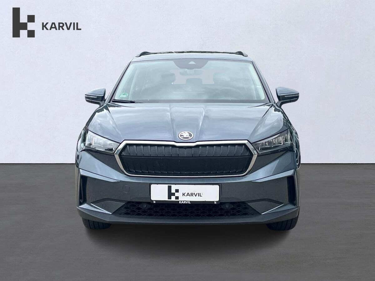Grå Skoda Enyaq fra 2021