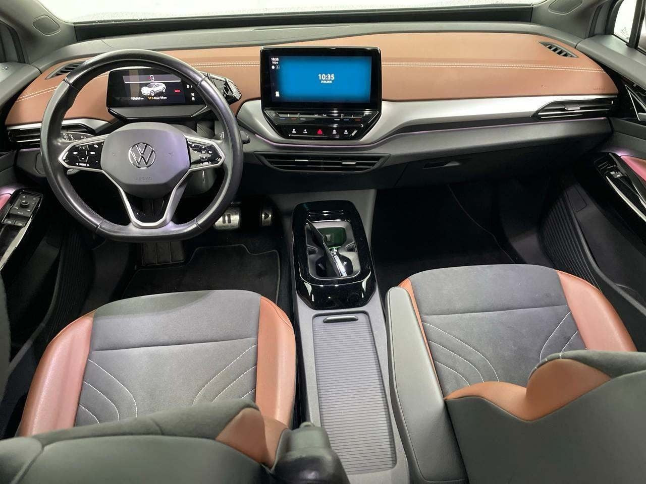Grå VW ID.4 fra 2021