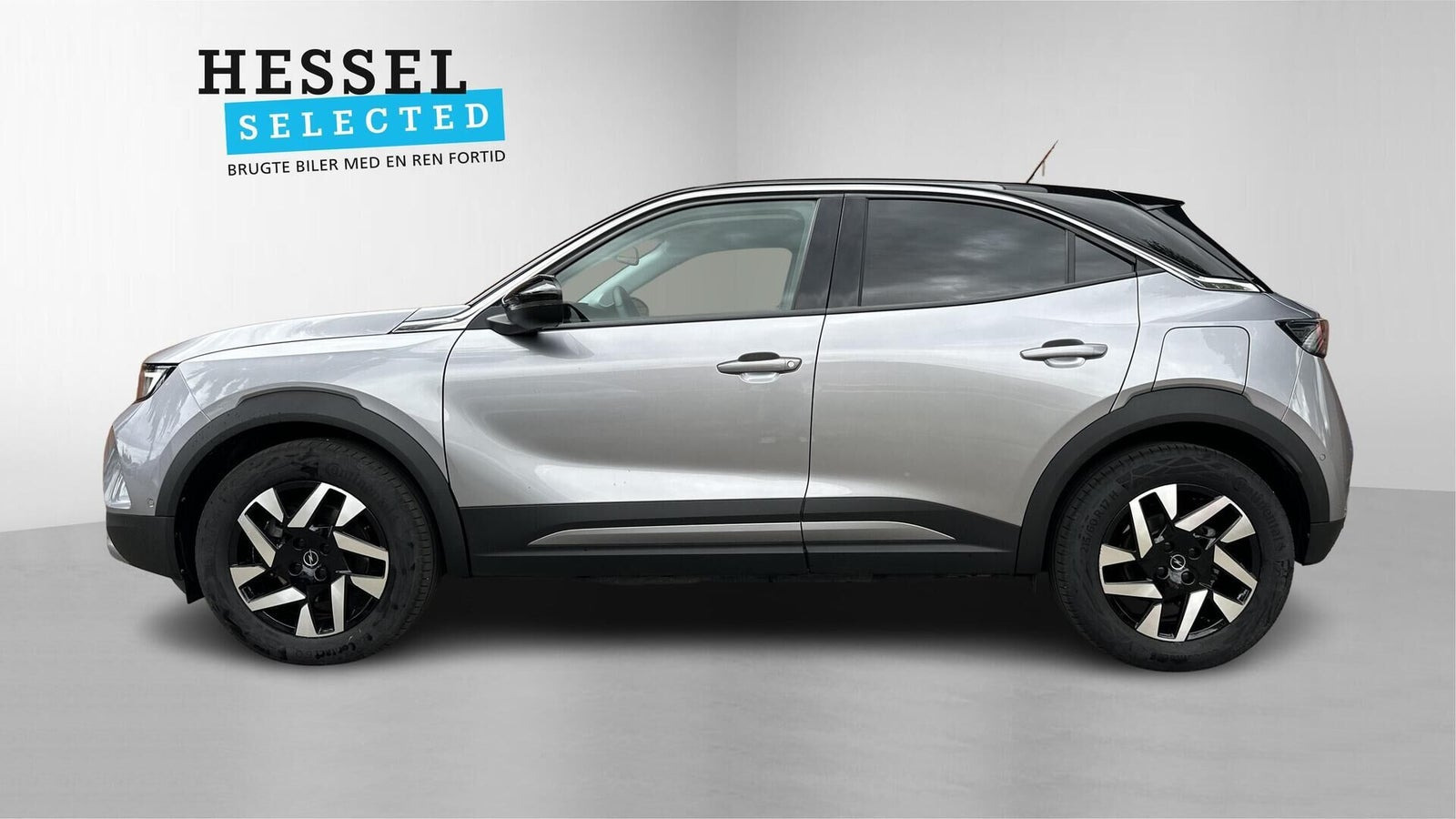 Sølv Opel Mokka-e fra 2024