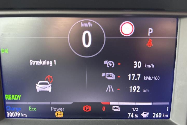 Sølv Opel Mokka-e fra 2024