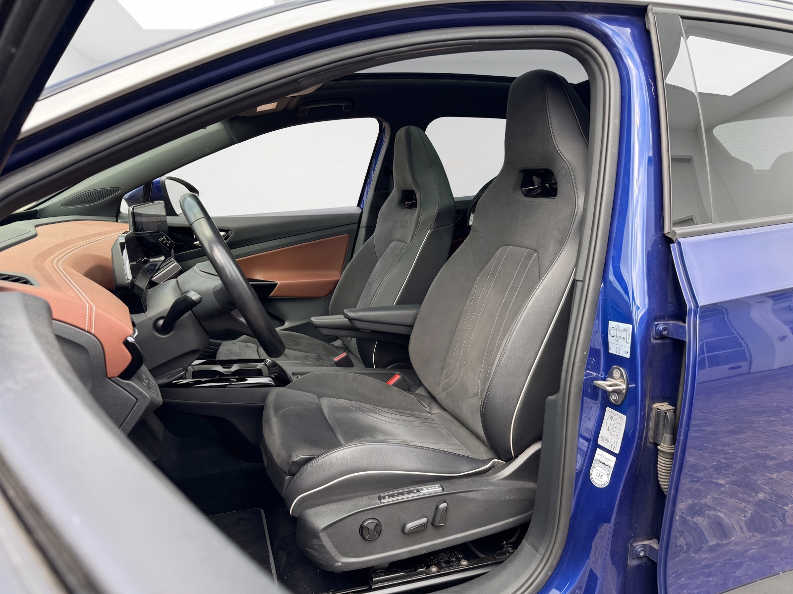 Blå VW ID.4 fra 2021