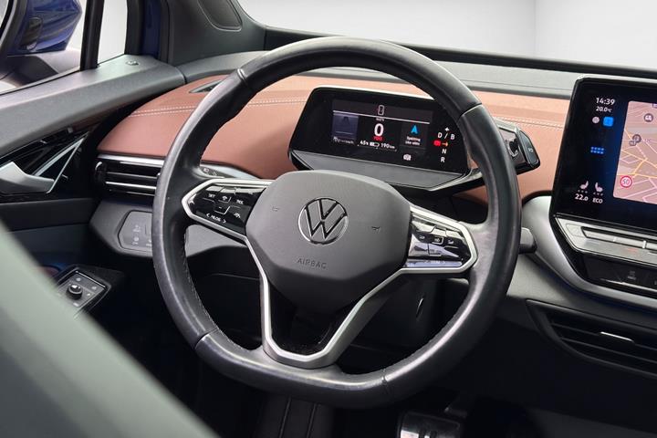 Blå VW ID.4 fra 2021