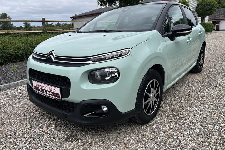 Grøn Citroën C3 fra 2018