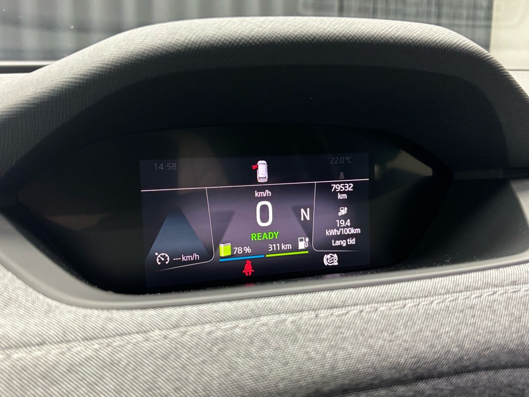 Sort Skoda Enyaq fra 2023