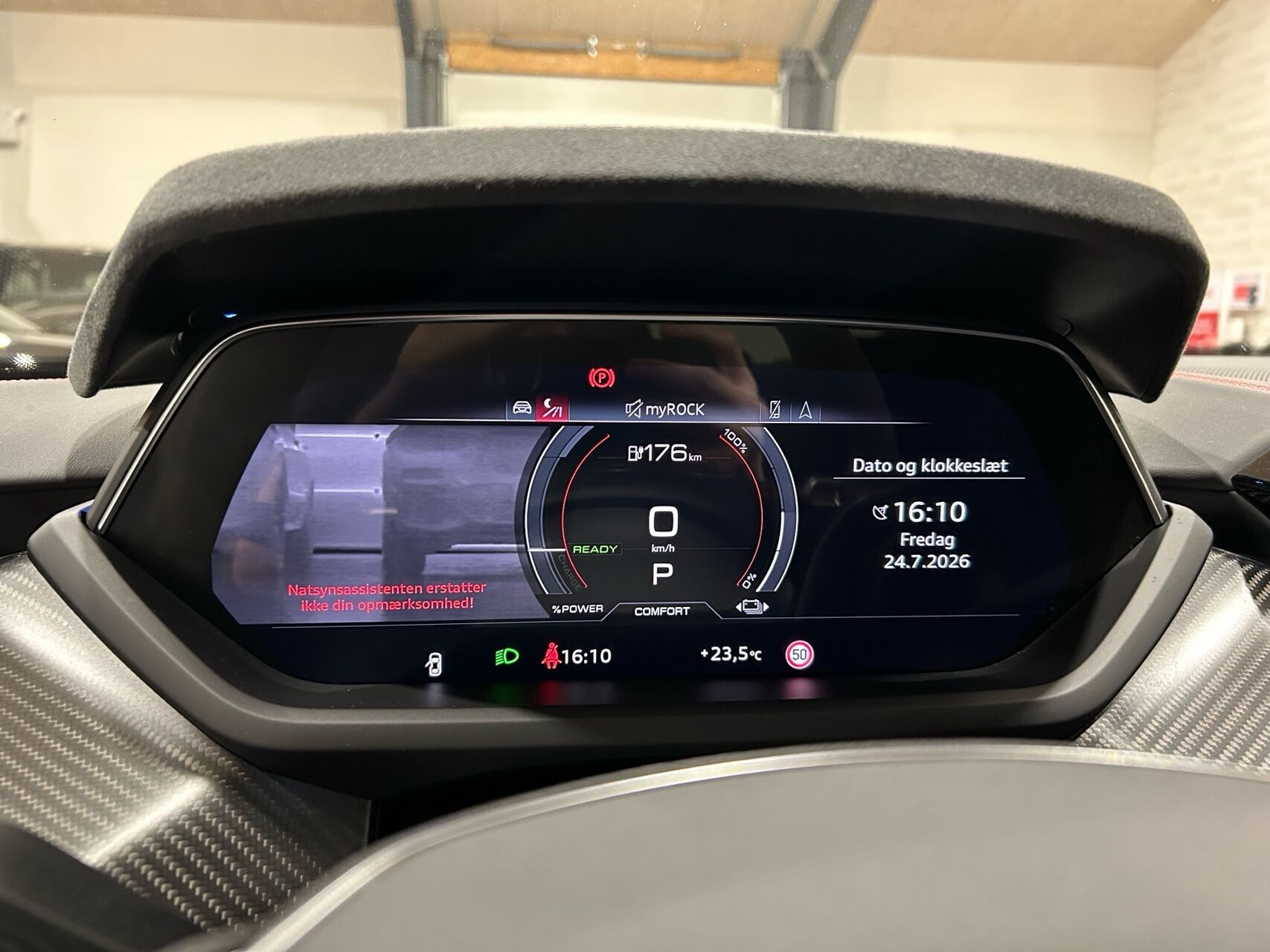 Sort Audi RS e-tron GT fra 2022