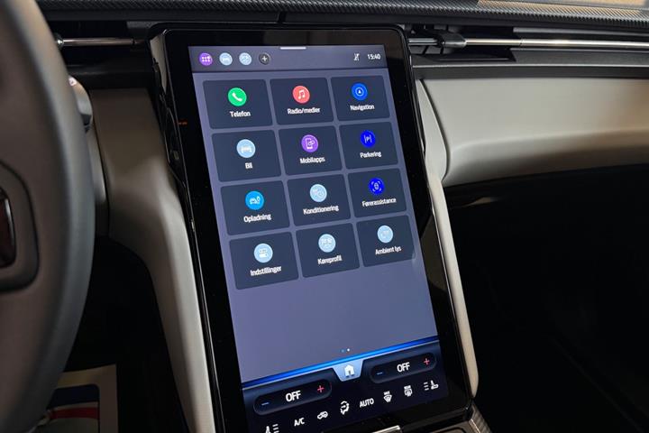 Blå Ford Explorer fra 2025
