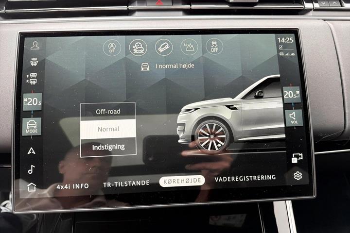 Sort Land Rover Range Rover sport fra 2025