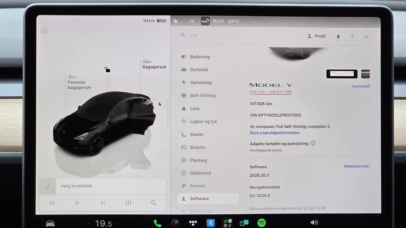 undefined Tesla Model Y fra 2022