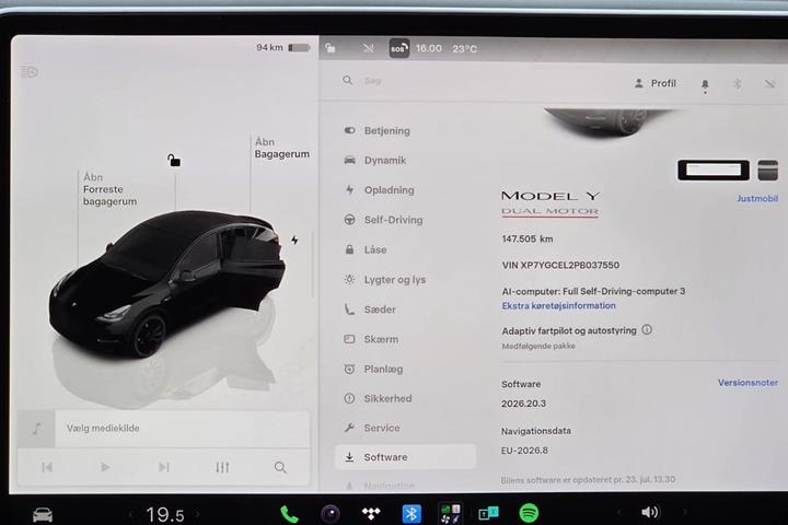 undefined Tesla Model Y fra 2022