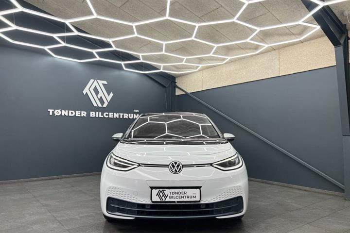 Hvid VW ID.3 fra 2023