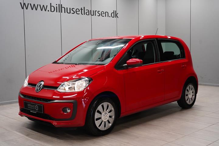 Rød VW UP! fra 2019