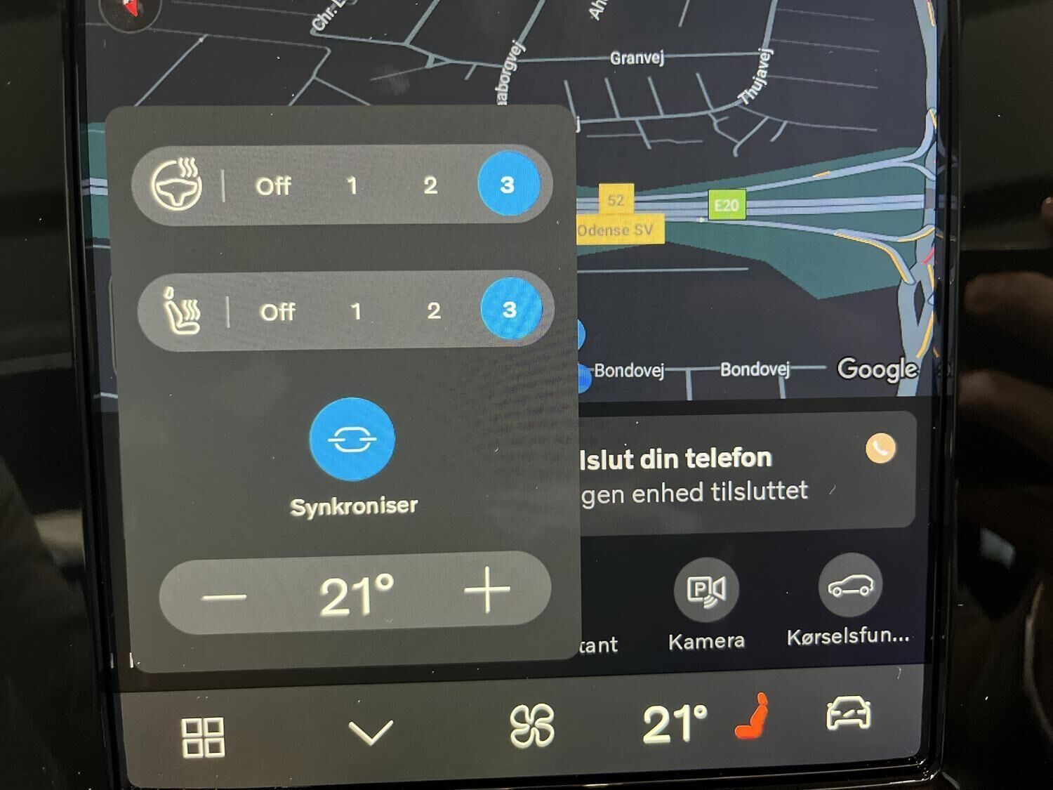 Grå Volvo EX40 fra 2026