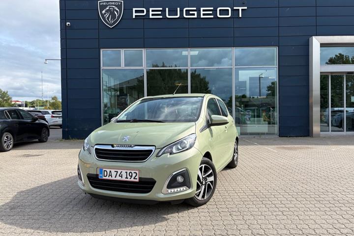 Rød Peugeot 108 fra 2021