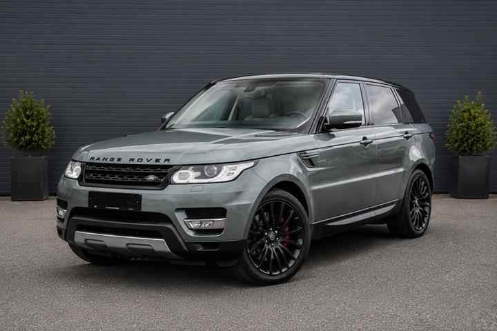 Grå Land Rover Range Rover sport fra 2013