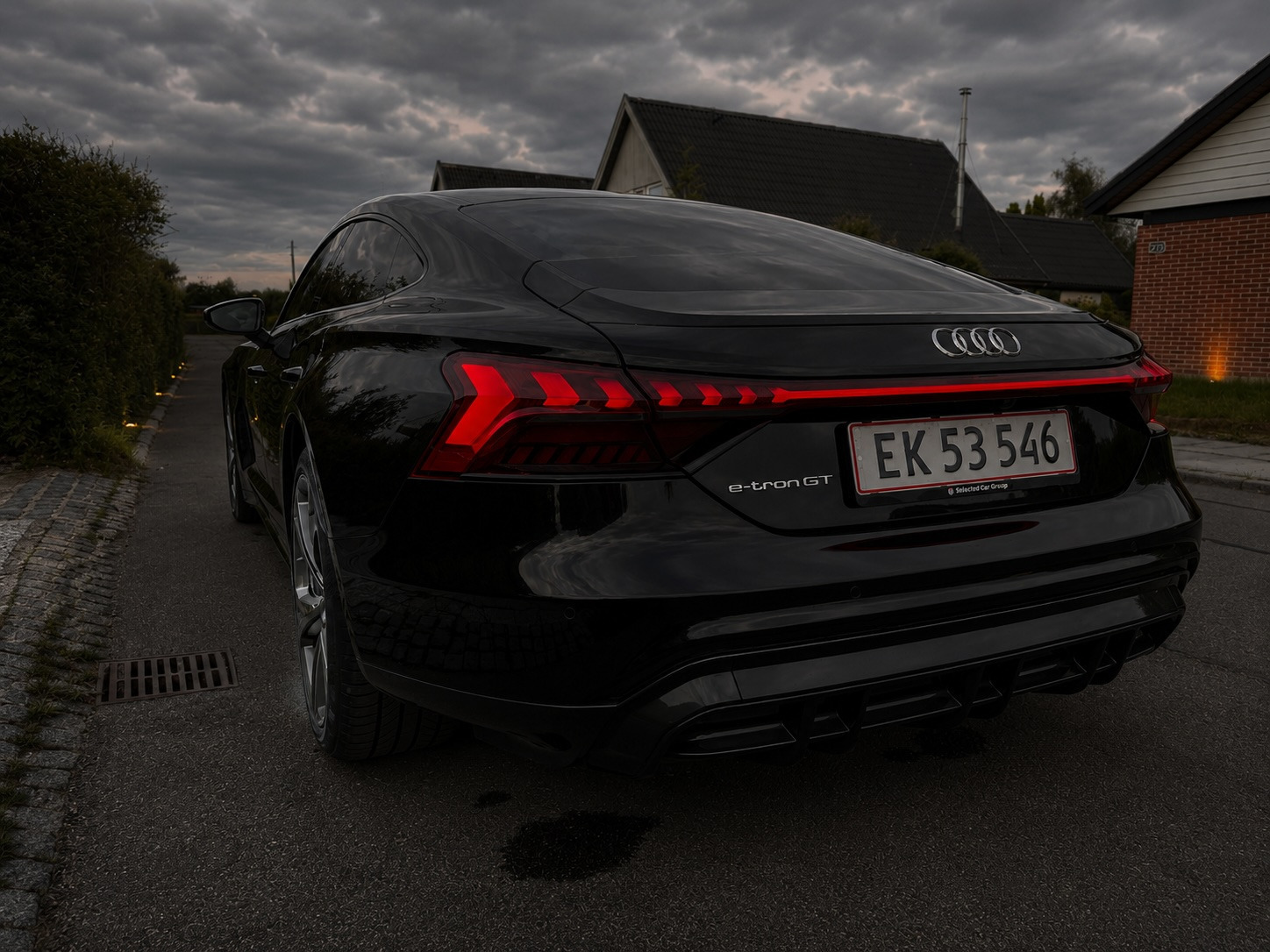 Sort Audi e-tron GT fra 2022