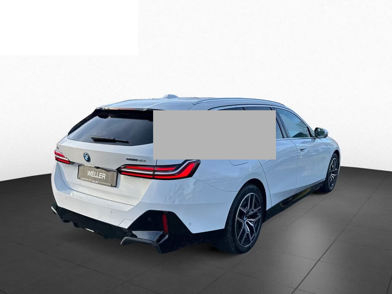 Hvid BMW i5 fra 2025
