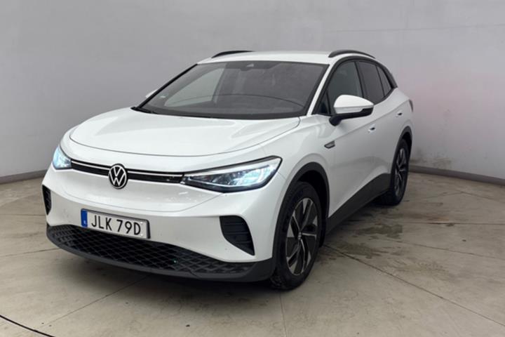 Hvid VW ID.4 fra 2023 set udefra