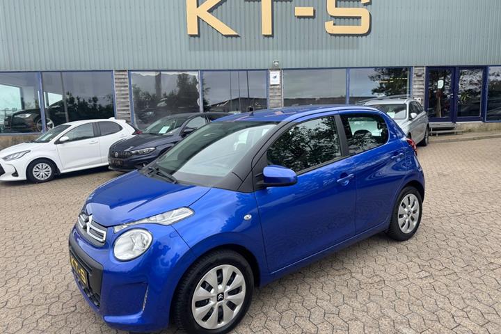 Blå Citroën C1 fra 2020 set udefra