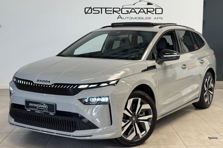 Grå Skoda Enyaq fra 2026