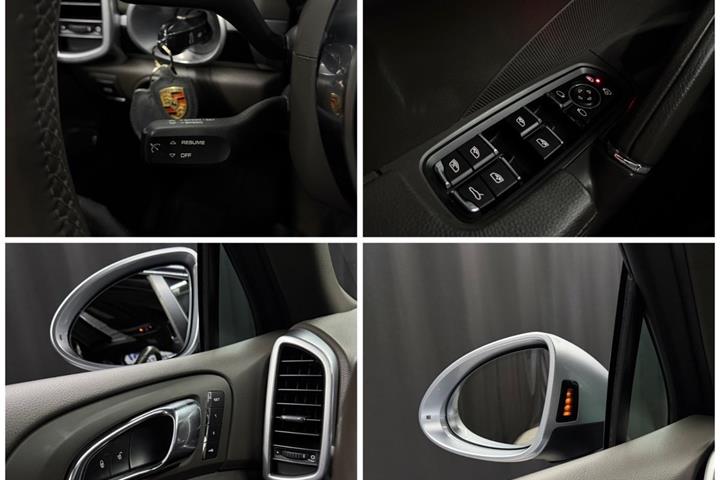 Sølv Porsche Cayenne fra 2017