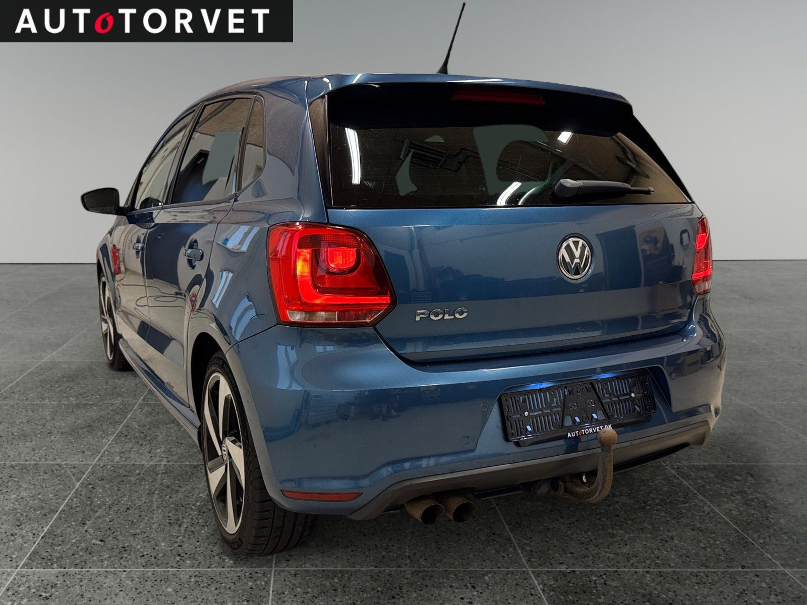 Blå VW Polo fra 2013