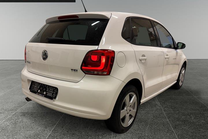Hvid VW Polo fra 2013