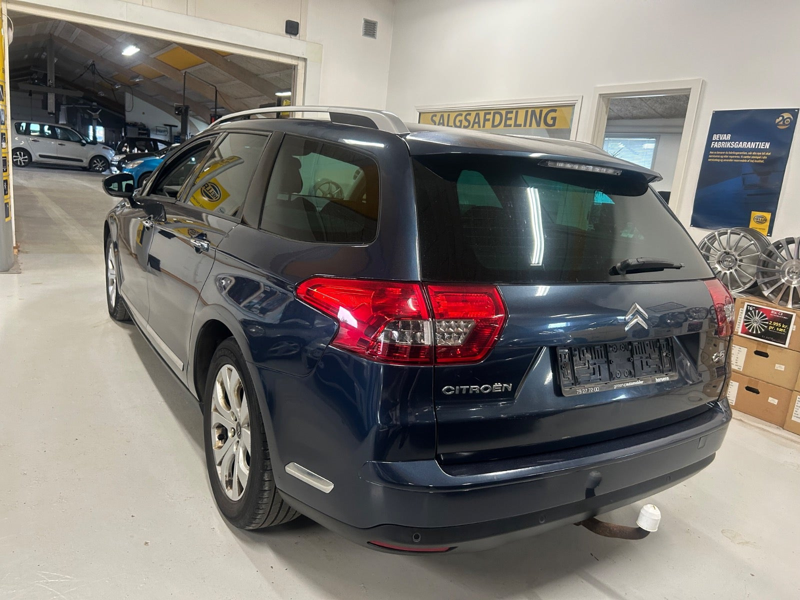 Blå Citroën C5 fra 2011