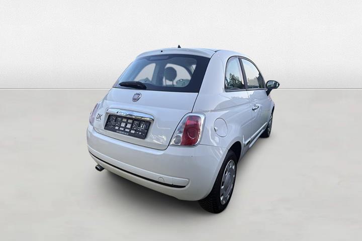 Grøn Fiat 500 fra 2008