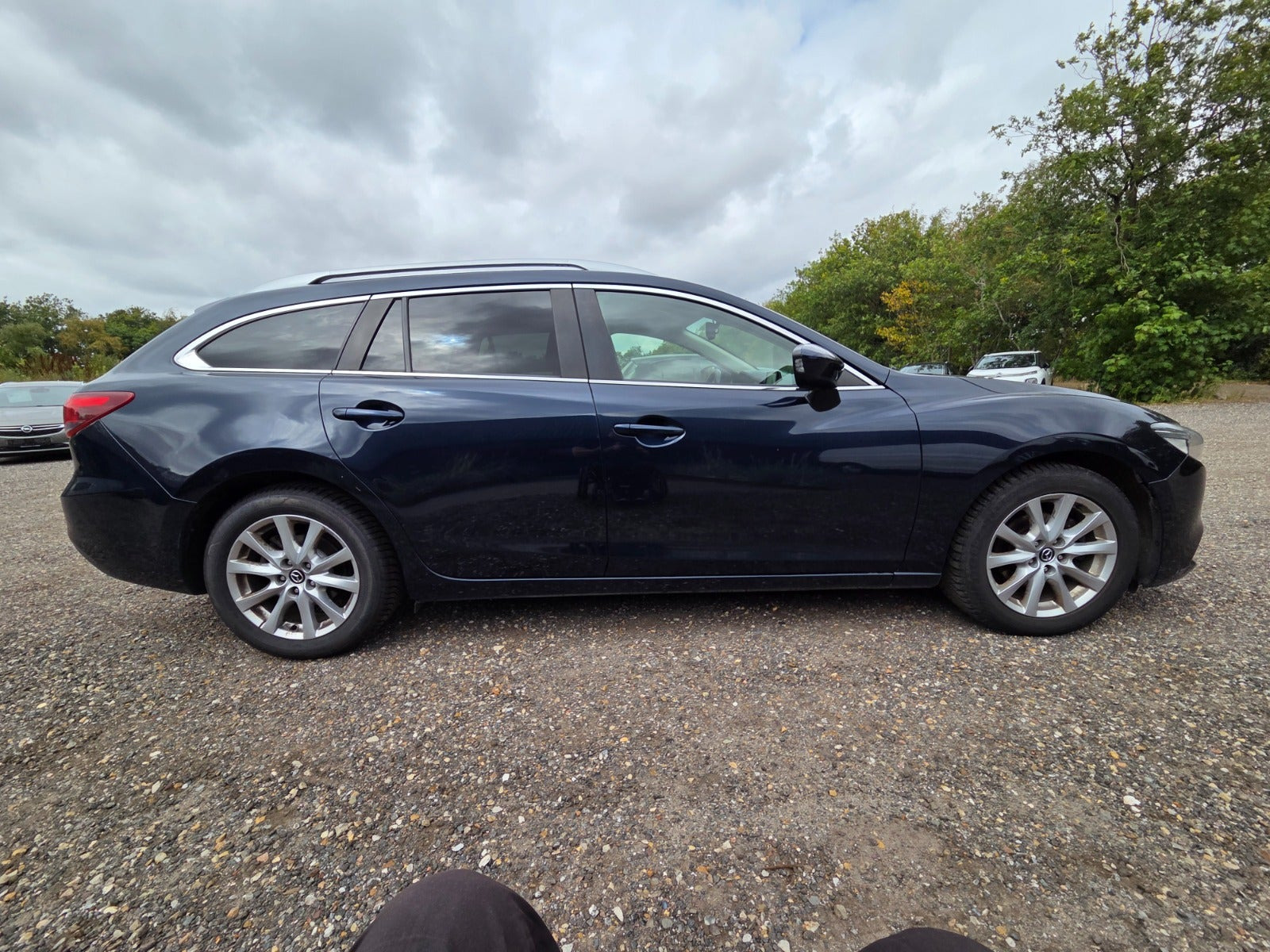 Blå Mazda 6 fra 2016