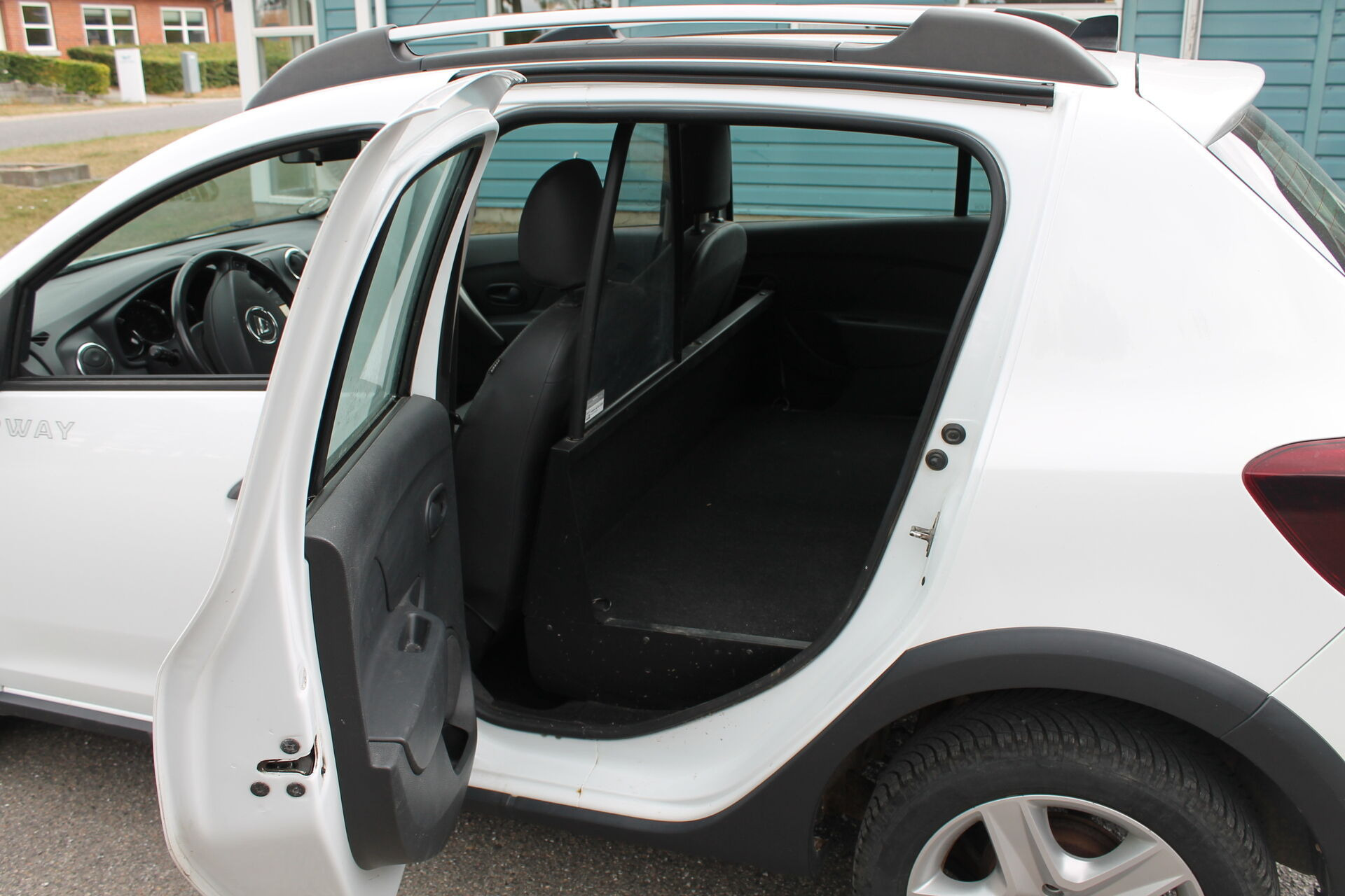 Hvid Dacia Sandero fra 2015