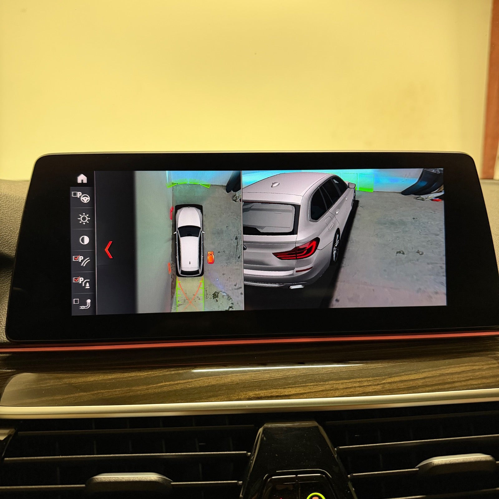 Hvid BMW 530d fra 2019