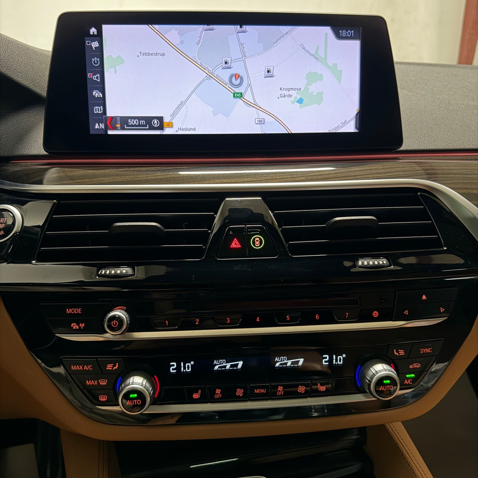 Hvid BMW 530d fra 2019