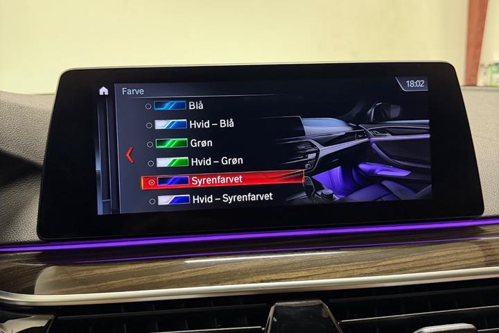 Hvid BMW 530d fra 2019