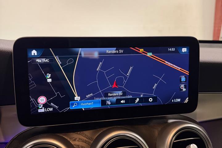 Sort Mercedes GLC300 de fra 2022
