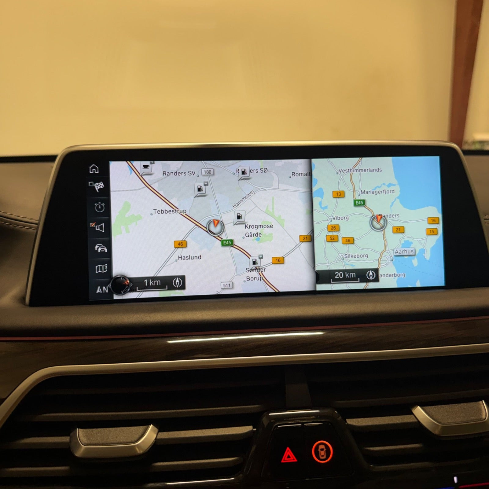 Sort BMW 750Li fra 2016