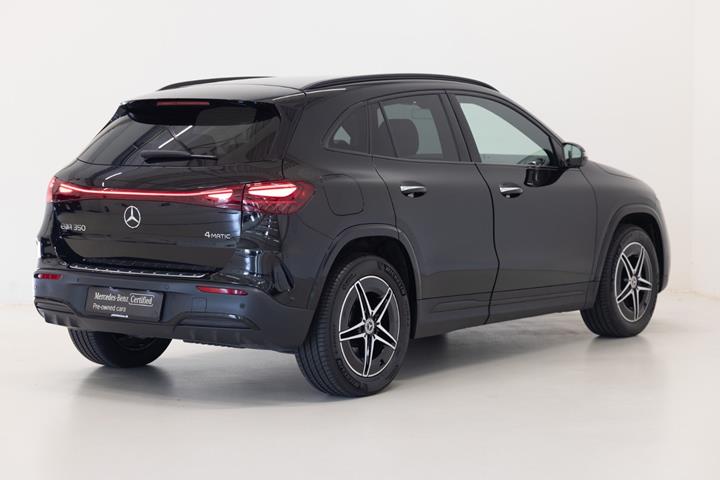 Sort Mercedes EQA350 fra 2025