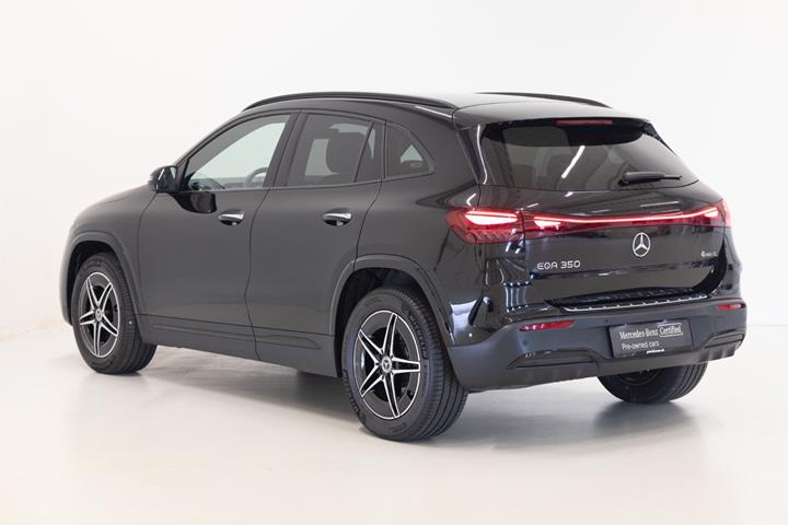Sort Mercedes EQA350 fra 2025