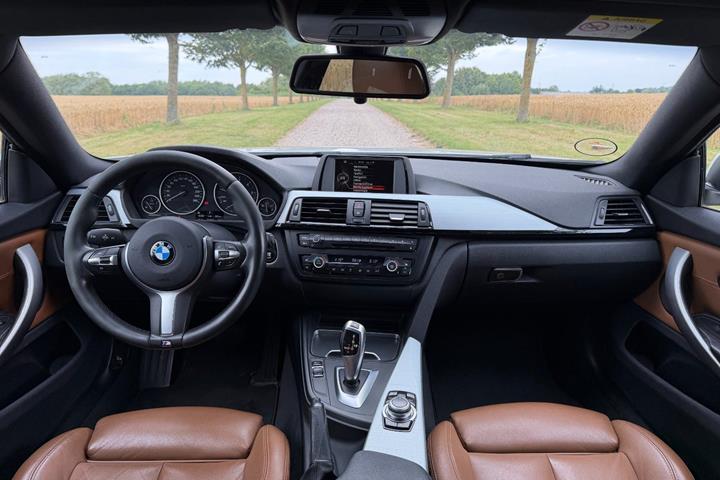 Hvid BMW 420d fra 2017