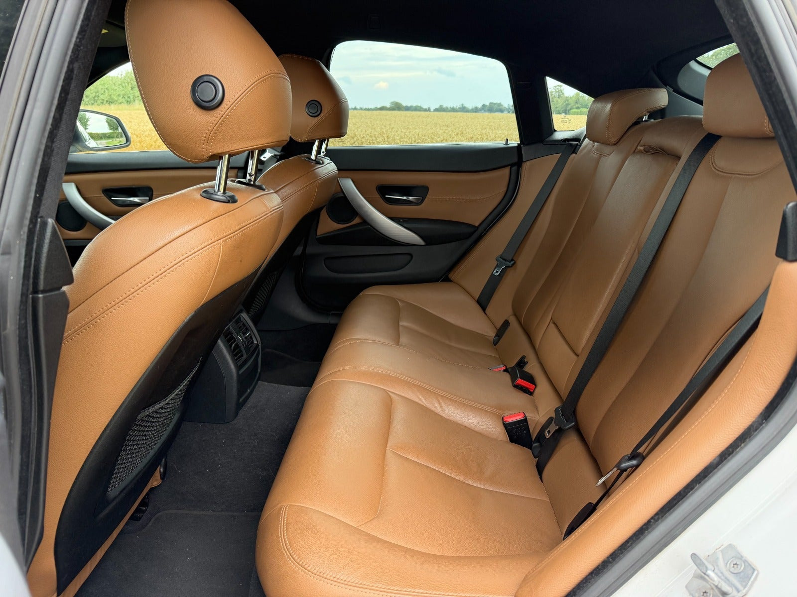 Hvid BMW 420d fra 2017