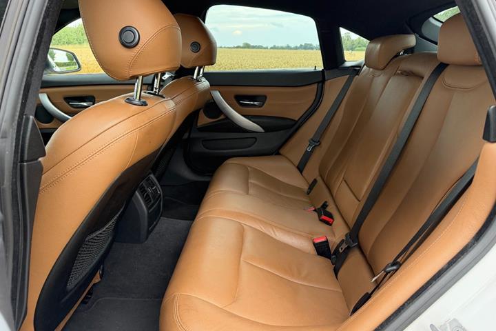 Hvid BMW 420d fra 2017
